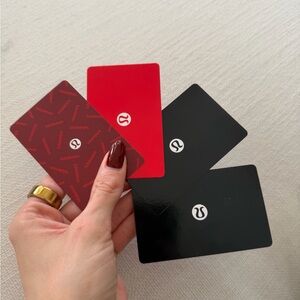 Lululemon Gift Cards Set